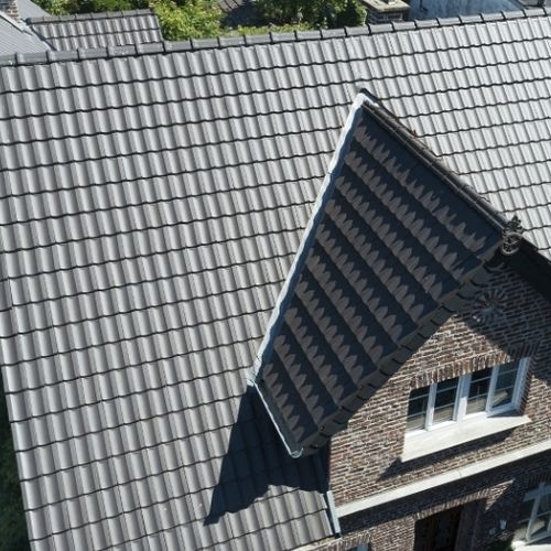Tegola portoghese - RT 838 - Randers Tegl A/S - in terracotta / grande / marrone