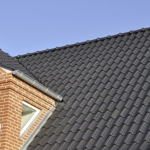 Tegola piana - RT 846 - Randers Tegl A/S - in terracotta / grande / nera