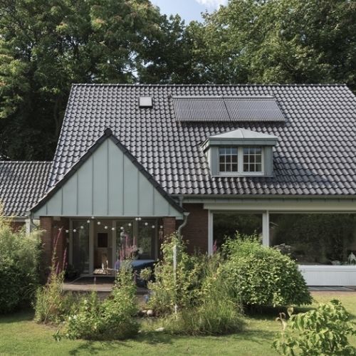 Tegola portoghese - RT 858 - Randers Tegl A/S - a scorrimento / in terracotta / grande