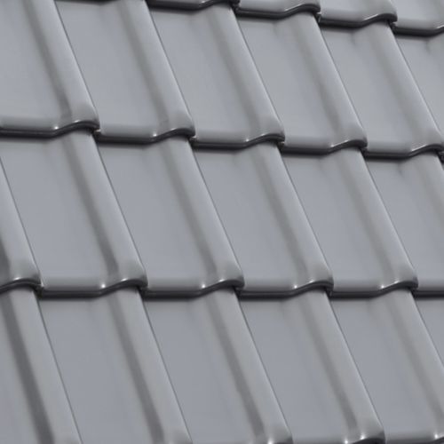 Tegola piana - RT 863 - Randers Tegl A/S - in terracotta / grande / grigia