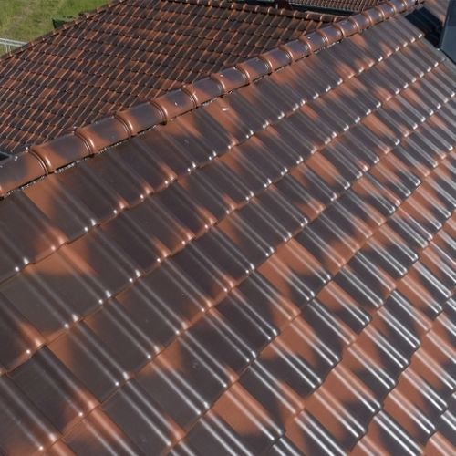 Tegola a incastro - RT 867 - Randers Tegl A/S - in terracotta / grande / marrone