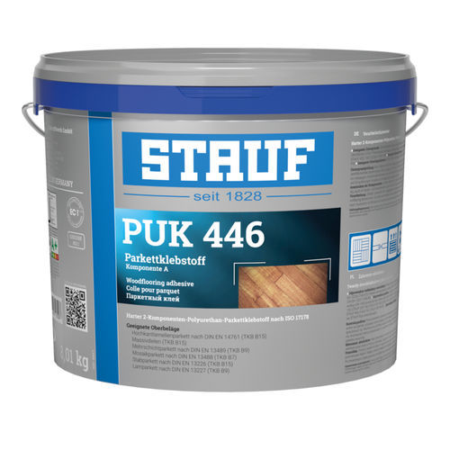 Colla a base di poliuretano - PUK 446 - Stauf Klebstoffwerk GmbH - per legno / per pavimento / a presa rapida