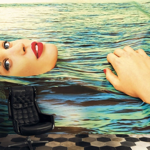 Carta da parati contemporanea - BE WATER - LondonArt Wallpapers - in vinile / in PVC / capolavori della pittura