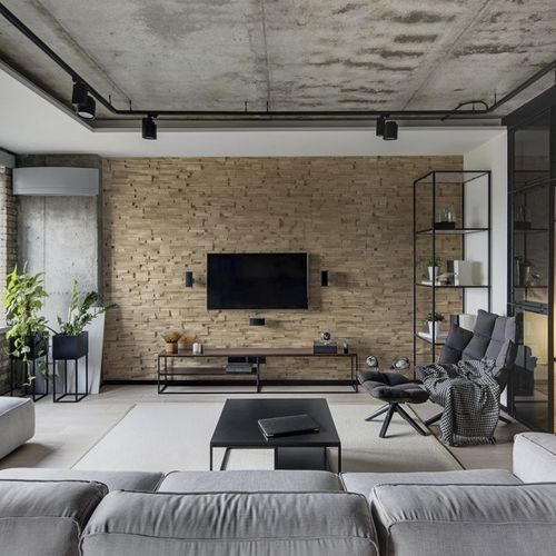 Pannello in legno per muro - DEJA VU - AW Latvia - per soffitto / in rovere / su misura