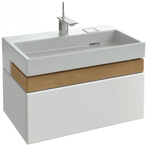 Mobile lavabo sospeso - EB1186 - JACOB DELAFON - in legno massiccio / contemporaneo / con cassetti