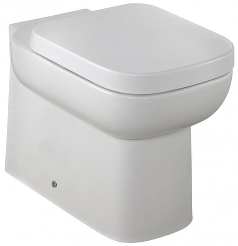 WC da appoggio - E4776 - JACOB DELAFON - in ceramica / con cassetta ad incasso / moderno