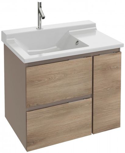 Mobile lavabo sospeso - EB1333-N08 - JACOB DELAFON - in melaminico / contemporaneo / con cassetti