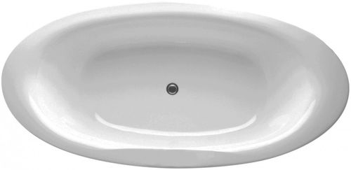 Vasca da bagno ovale - E6032 - JACOB DELAFON - in acrilico / doppia / bianca