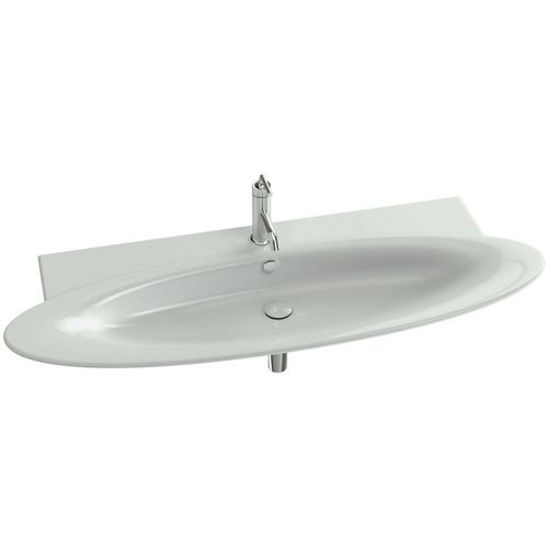 Lavabo da appoggio - E4435 - JACOB DELAFON - in ceramica / ovale / contemporaneo