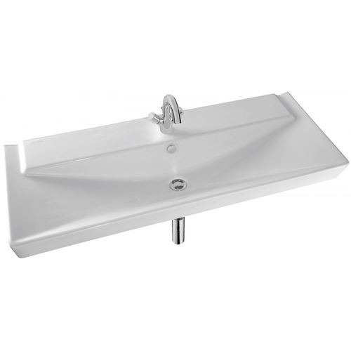 Lavabo da appoggio - E4800 - JACOB DELAFON - in ceramica / rettangolare / contemporaneo