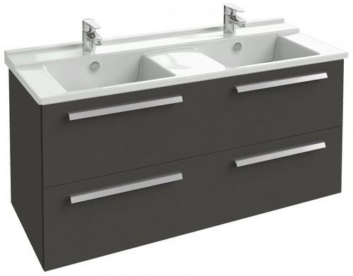 Mobile lavabo doppio - EB1279 - JACOB DELAFON - sospeso / in melaminico / contemporaneo
