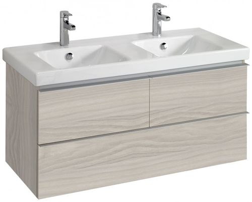 Mobile lavabo doppio - EB892 - JACOB DELAFON - sospeso / in melaminico / contemporaneo