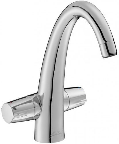 Miscelatore doppio comando per lavabo - ÉLÉVATION: E18870 - JACOB DELAFON - da appoggio / in metallo cromato / da bagno