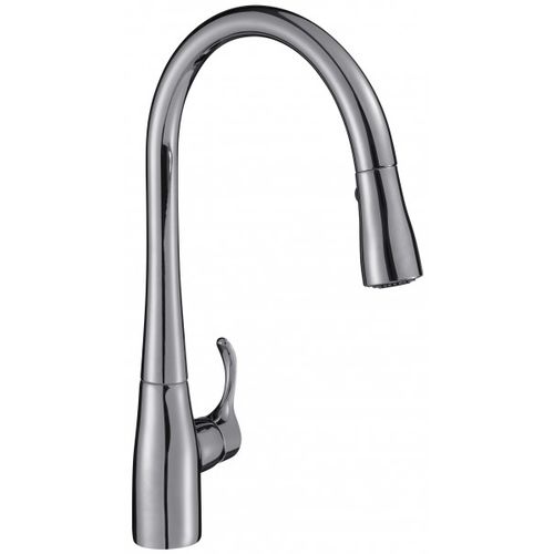 Miscelatore da appoggio - SIMPLICE: 596D - JACOB DELAFON - in metallo cromato / da cucina / 1 foro