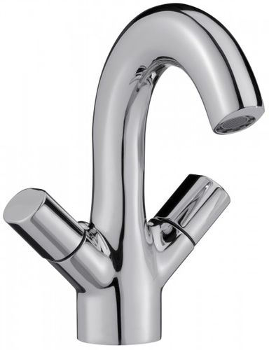 Miscelatore doppio comando per lavabo - OBLO: E10085 - JACOB DELAFON - da appoggio / in metallo cromato / da bagno