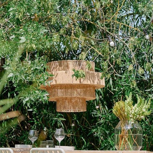 Lampada a sospensione - Herstera Garden S.L. - in corda / design originale / con cavo