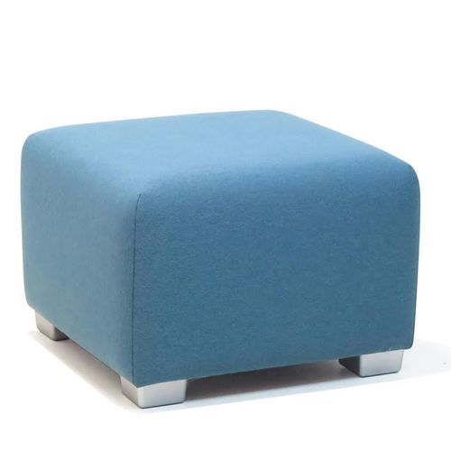 Pouf contemporaneo - QUAD - HMM Ltd. - in tessuto / quadrato / blu