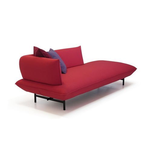 Dormeuse contemporanea - FLY - HMM Ltd. - in tessuto / in legno massiccio / in legno compensato