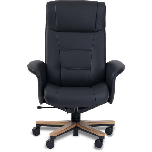 Sedia da ufficio design scandinavo - NORDIC 10 - IMG Group AS/IMG - in tessuto / in pelle / impiallacciata in legno