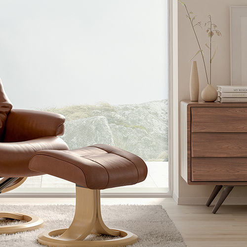 Ottomana design scandinavo - NORDIC 60 - IMG Group AS/IMG - in tessuto / in pelle / impiallacciata in legno