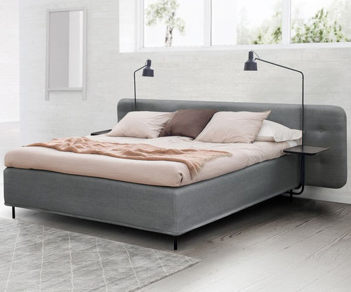 Letto matrimoniale - AMBASSADOR NORDIC LINE - Jensen - contemporaneo / imbottito / con testiera
