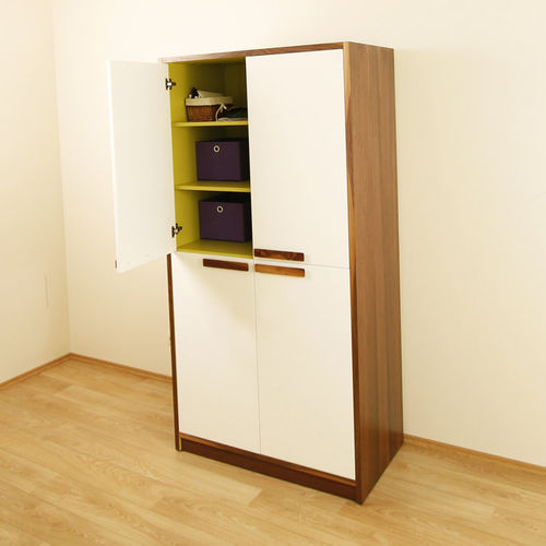 Armadio contemporaneo - FAIRY TALE - KD Stripes - in noce / in MDF / in frassino