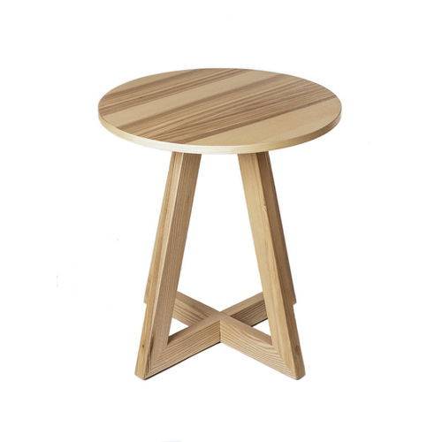 Tavolo d'appoggio contemporaneo - HANDY H - KD Stripes - impiallacciato in legno / in legno compensato / con supporto in frassino