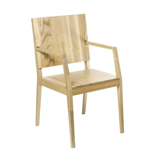 Sedia contemporanea - MAJESTY ASH - KD Stripes - da interno / in frassino / per uso residenziale