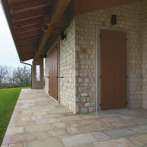Paramento in pietra naturale - COVER BEIGE - Marmotex SRL - da interno / da esterno / contemporaneo