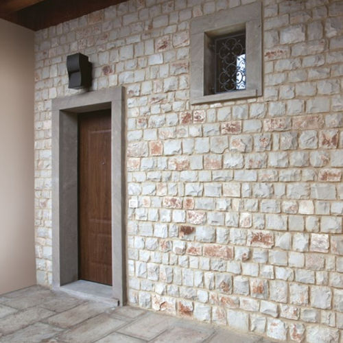 Paramento in pietra naturale - COVER WHITE - Marmotex SRL - da interno / da esterno / contemporaneo