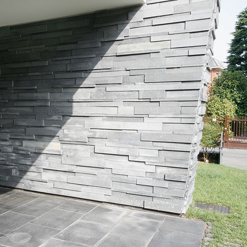 Paramento in pietra naturale - LIME BLACK - Marmotex SRL - per esterni / testurizzato / decorativo