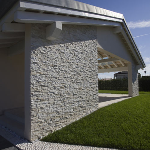 Paramento in pietra naturale - GIZA WHITE - Marmotex SRL - da interno / da esterno / contemporaneo