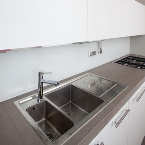 Piano di lavoro in pietra naturale - GAJA DARK - Marmotex SRL - contract / da cucina / antimacchia