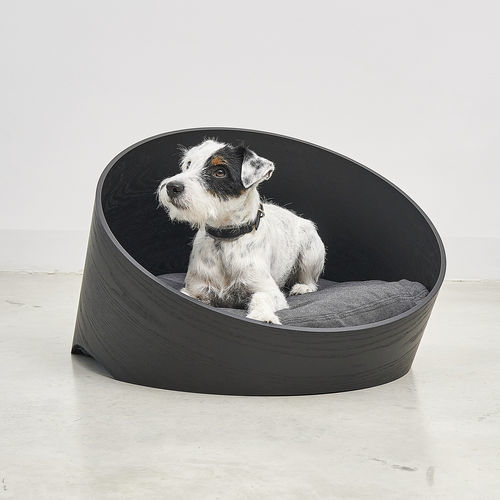 Cesta per cane in legno compensato - COVO - MiaCara - in poliestere / S