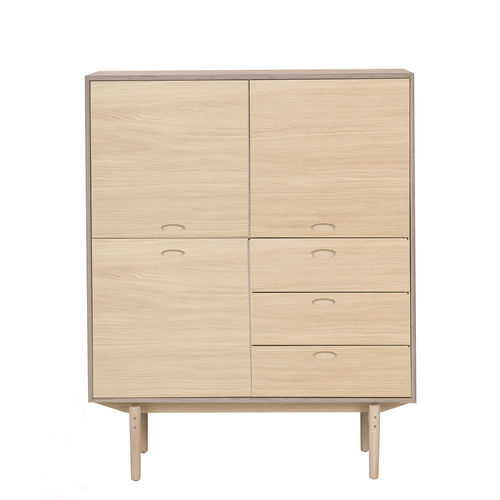 Credenza alta - OCULUS - PBJ Mobler ApS - design scandinavo / in rovere / in noce