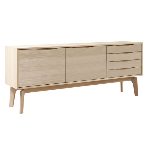Credenza contemporanea - NEW EDGE - PBJ Mobler ApS - in rovere / in noce / in legno massiccio
