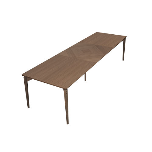 Tavolo da pranzo design scandinavo - AERIS  - PBJ Mobler ApS - in rovere / in noce / con supporto in quercia
