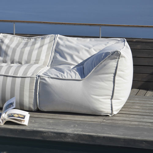 Poltrona a sacco contemporanea - FUNKY CORNER - POUFOMANIA - in Sunbrella® / in polistirene espanso PSE / impermeabile