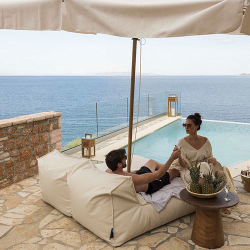 Poltrona a sacco contemporanea - DEL MAR  - POUFOMANIA - in Sunbrella® / in polistirene espanso PSE / impermeabile