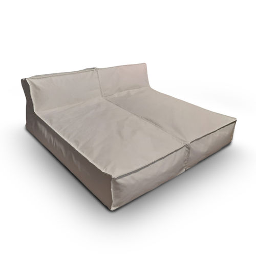 Poltrona a sacco contemporanea - DEL MAR DOUBLE - POUFOMANIA - in Sunbrella® / in polistirene espanso PSE / impermeabile