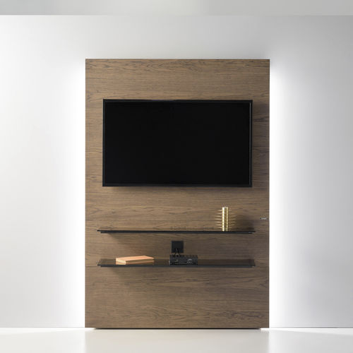 Mobile porta TV contemporaneo - CINEMA ZN105 - ZEGEN - hi-fi / con illuminazione incorporata / in legno