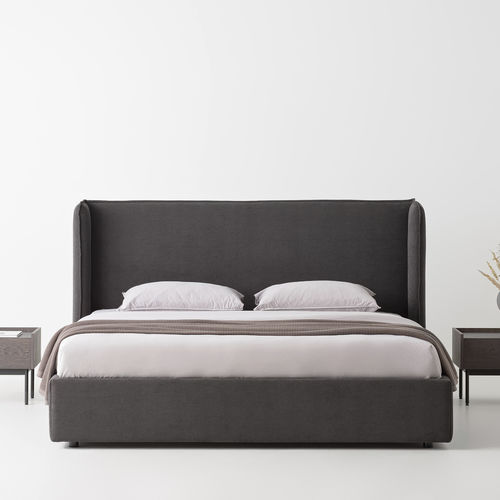 Letto matrimoniale - NAOMI NOVA - ZEGEN - contemporaneo / imbottito / con testiera