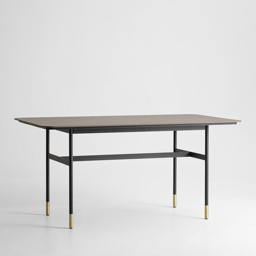 Tavolo da pranzo contemporaneo - CANELLI - ZEGEN - in rovere / in legno laccato / con supporto in MDF