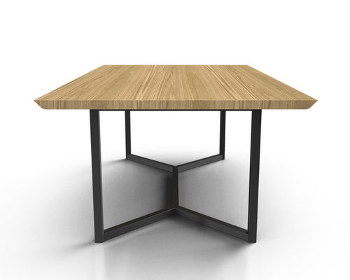 Tavolo da pranzo contemporaneo - BERGAMIA - Black-Citrus - in marmo / in legno massiccio / in ceramica