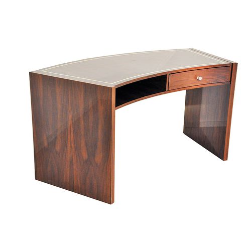 Scrivania Art Deco - OAM00553 - Münsterland Gruppe GmbH & Co. KG - in ebano di macassar / con base in pannelli