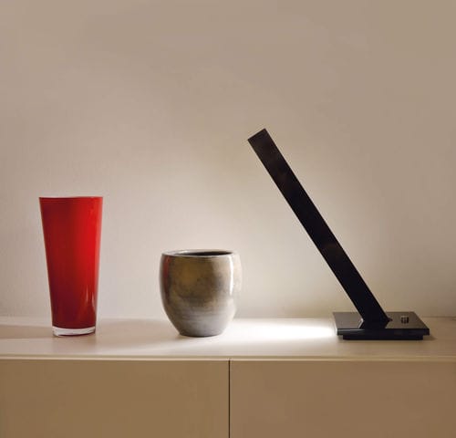 Lampada da tavolo - MITHRA - Hi Project srl - Brillamenti - in alluminio / in cristallo / in policarbonato