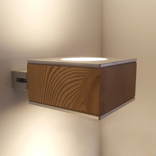 Applique contemporanea - KLAS LEGNO - Hi Project srl - Brillamenti - da interno / da esterno / in alluminio