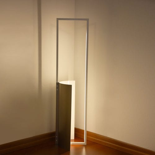 Lampada da terra - TROLLEY - Hi Project srl - Brillamenti - in alluminio / in metacrilato / design originale