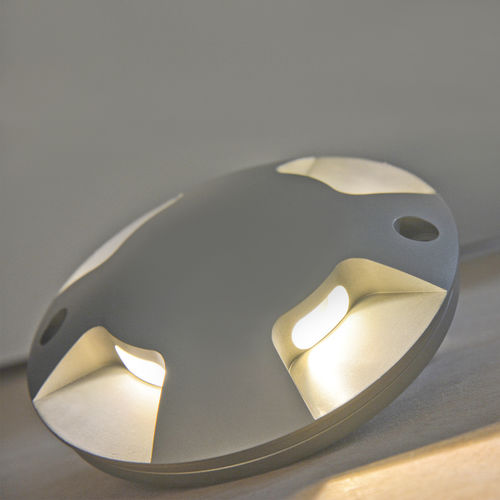 Faretto da incasso a pavimento - UFO - Hi Project srl - Brillamenti - LED / rotondo / IP65