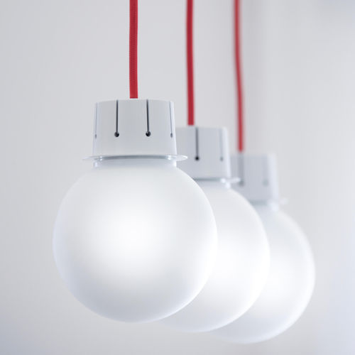 Lampada a sospensione - ZBOWL - Hi Project srl - Brillamenti - in alluminio / in vetro soffiato / design minimalista